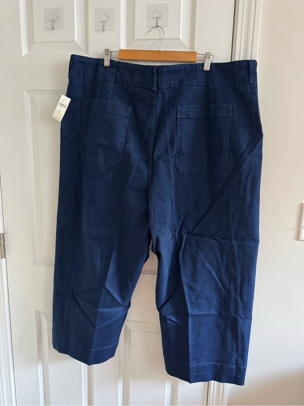 NWT ANTHROPOLOGIE The Colette Crop High Rise Wide Leg Jeans by Maeve 26W - Picture 8 of 16